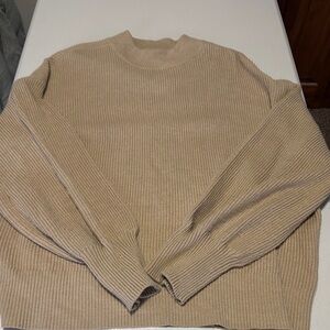 Womens Tan Sweater